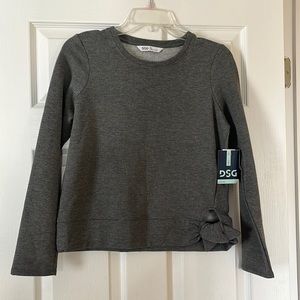 Soft sweatshirt with little bow. New with tags!
